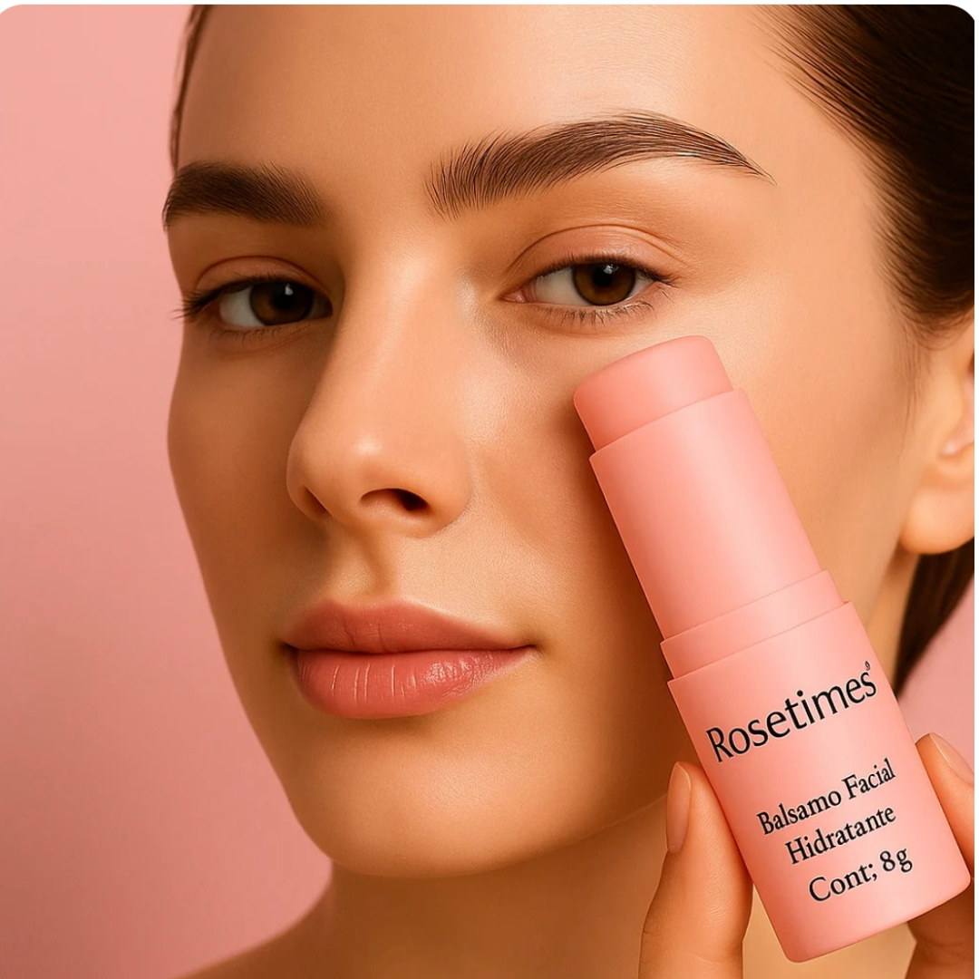 GlowStick Rosétimes - Bálsamo Facial Hidratante Antiarrugas