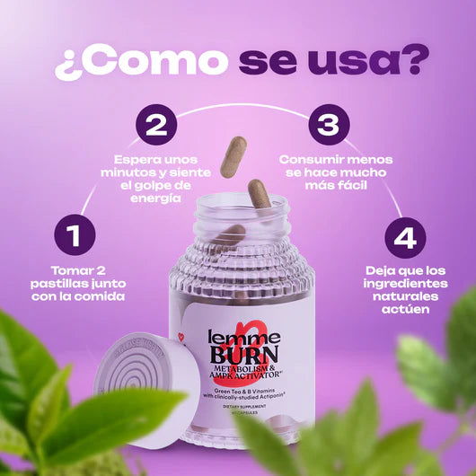 Lemme Burn - Activa el metabolismo y quema grasa abdominal