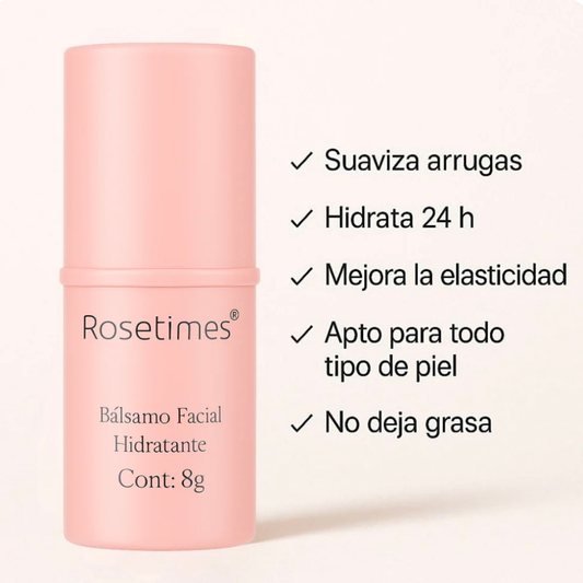 GlowStick Rosétimes - Bálsamo Facial Hidratante Antiarrugas
