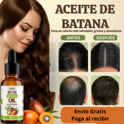 Aceite de Batana - Detén la Caída y Devuelve Fuerza a tu Pelo