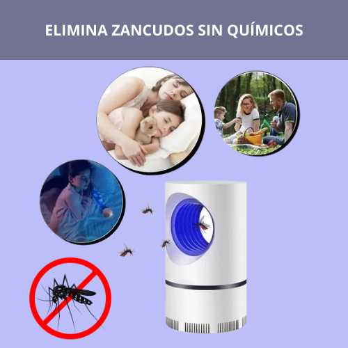 MosquiTrap Pro – Atrapa mosquitos para dormir tranquilo - Lampara UV Tornado