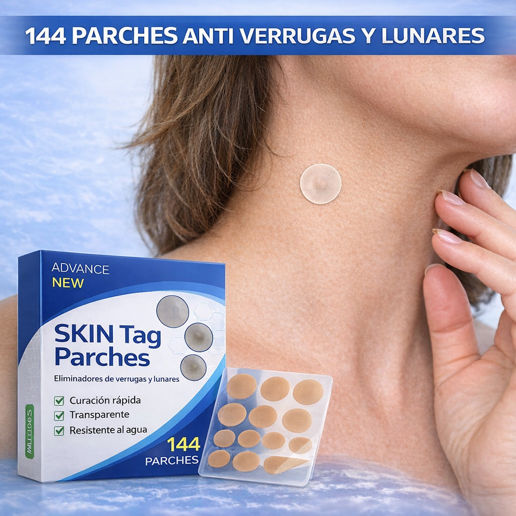 PARCHES SKIN TAG - ELIMINA VERRUGAS SIN DOLOR NI CIRUGÍA