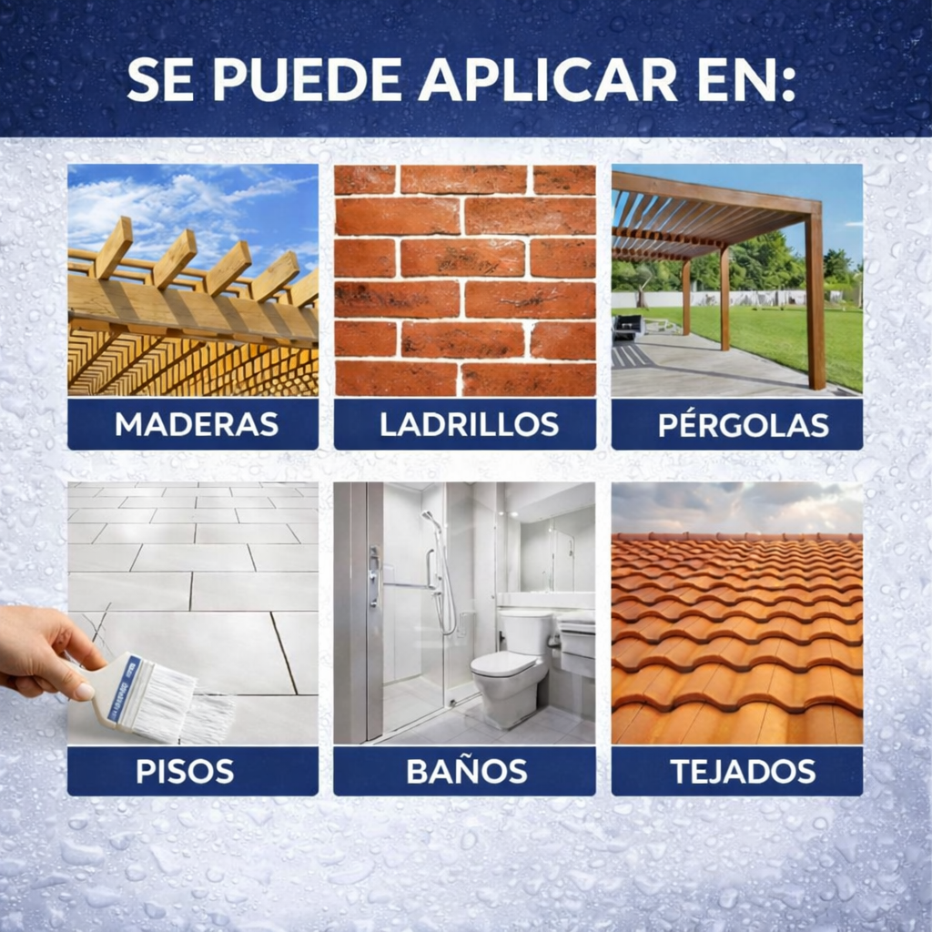 AquaSeal Sellador Impermeable — Protección Total Contra Filtraciones y Humedad