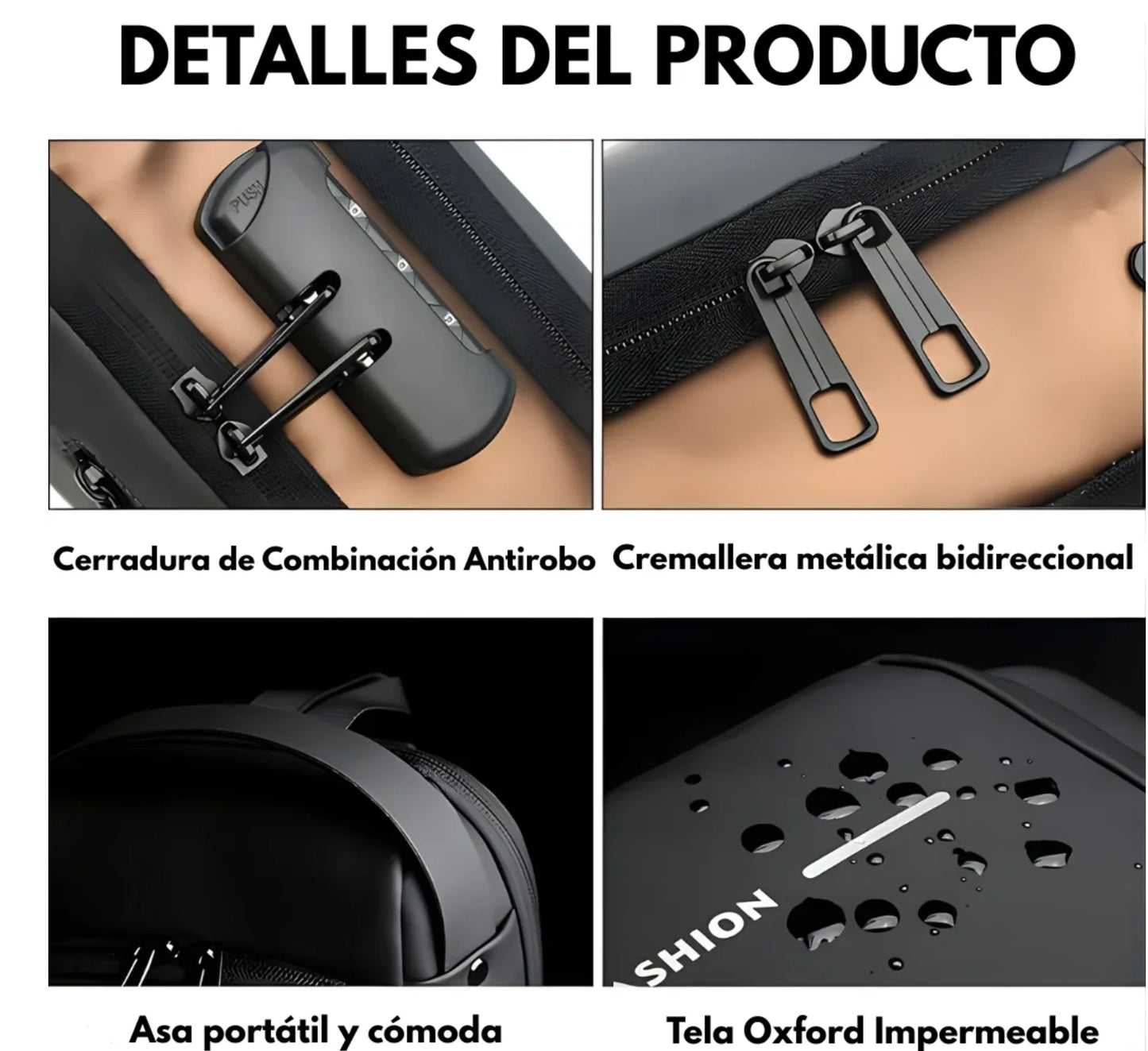 SafeGo Mochila Antirrobo - Protege Tus Cosas y Olvídate de los Robos