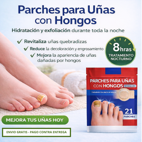NailPatch Restaurador - 21 Parches AntiHongos - Recupera La Belleza y Fuerza De Tus Uñas