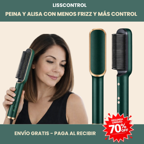 LissControl - Peina y Alisa con Menos Frizz y Más Control