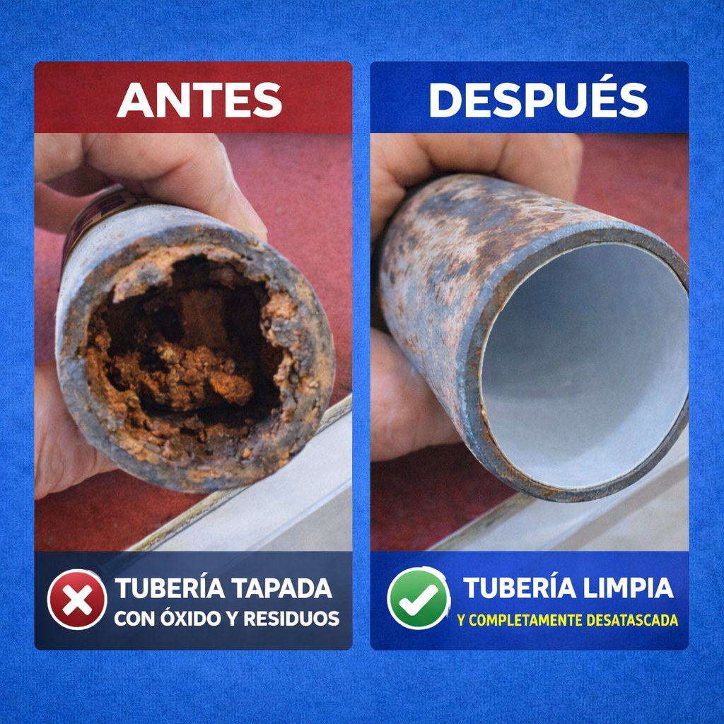 WildTornado Destapador de Cañería en Polvo - Elimina Mal Olor en Baños y Cocina