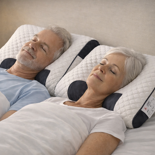 Ergolux - Almohada Ergonómica para Aliviar Tensión Cervical y Dormir Mejor