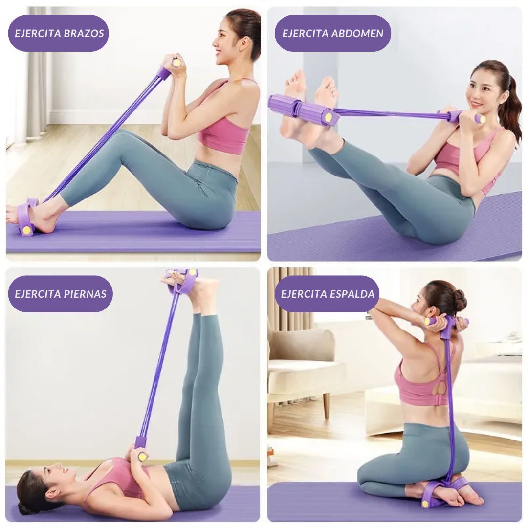 Power Flex - Estira y fortalece espalda, brazos, abdomen y caderas en casa
