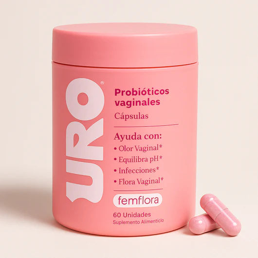 URO Probiótico Íntimo - Equilibra tu pH Vaginal, Elimina Olor y Previene Infecciones